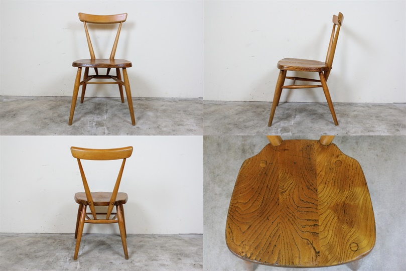 ercol　チャイルドチェア　スタッキングチェア　シングルバック