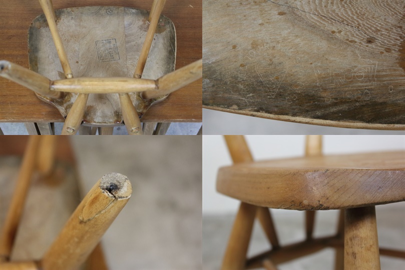 ercol　アーコール　スタッキングチェア　チャイルドチェア