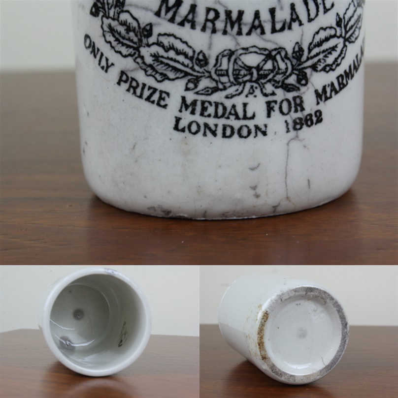 大人気定番商品 イギリスアンティーク陶器 ボトル ジャー フランク 