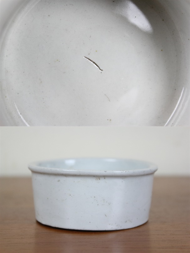 イギリス　アンティーク　陶器　ミート　ポット