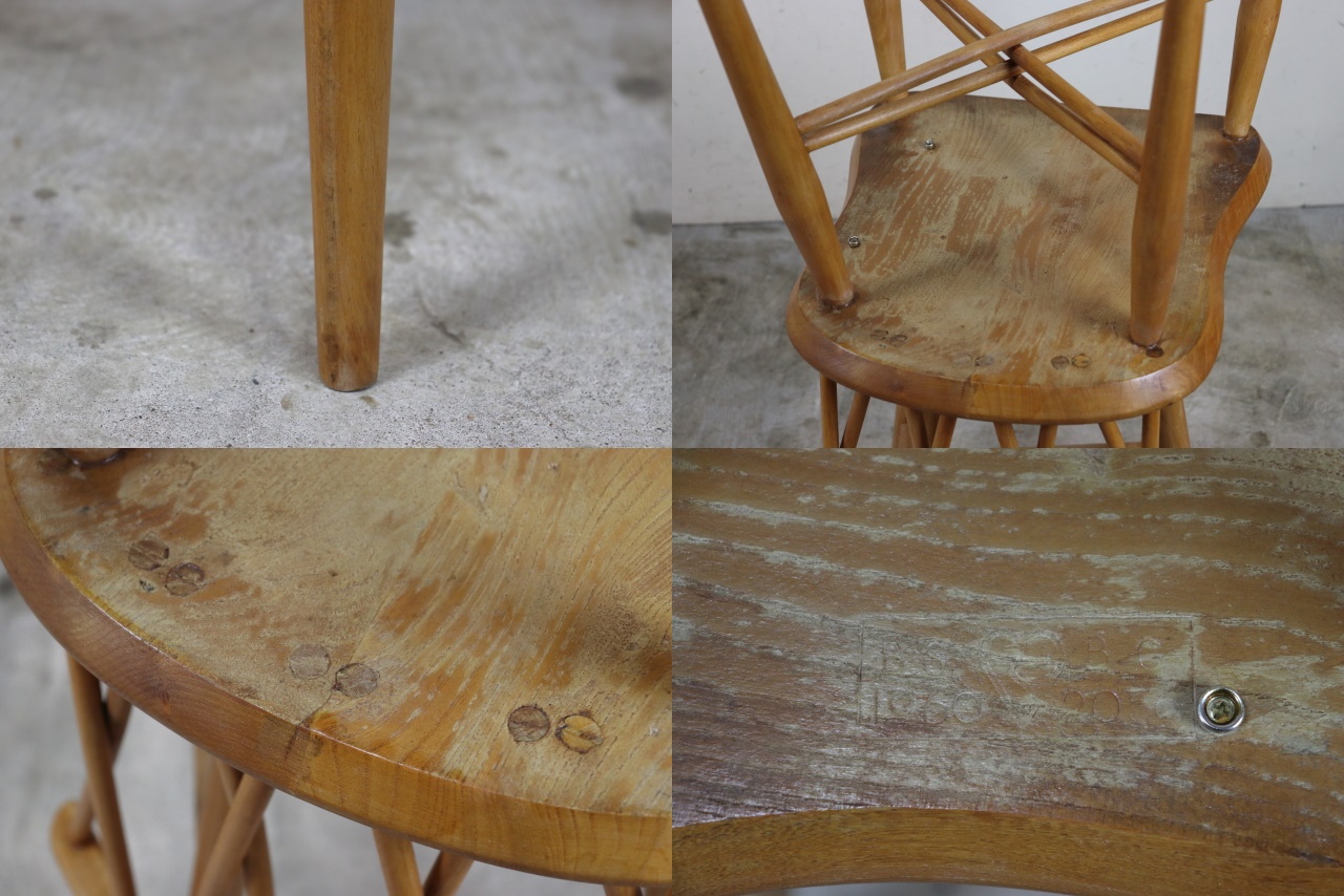 ercol　アーコール　クロスバックチェア　エックスバックチェア