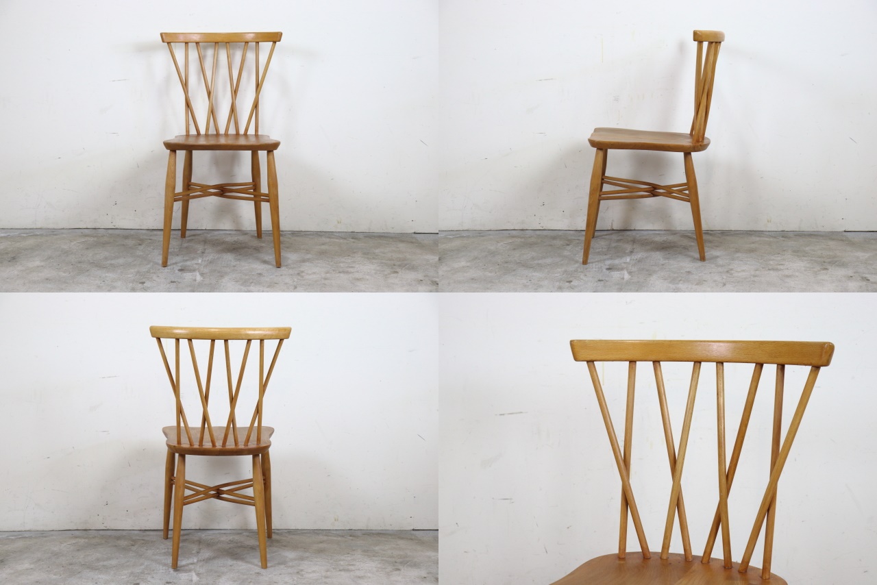 ercol　アーコール　クロスバックチェア　エックスバックチェア