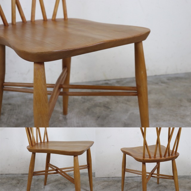 ercol　アーコール　クロスバックチェア　エックスバックチェア