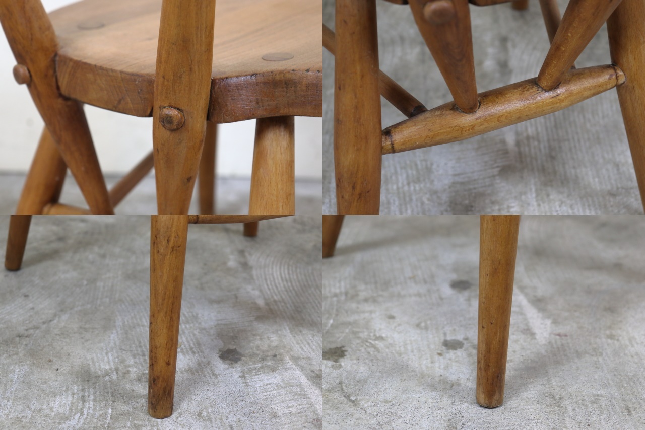 ercol　アーコール　スタッキングチェア　チャイルドチェア　シングルバック