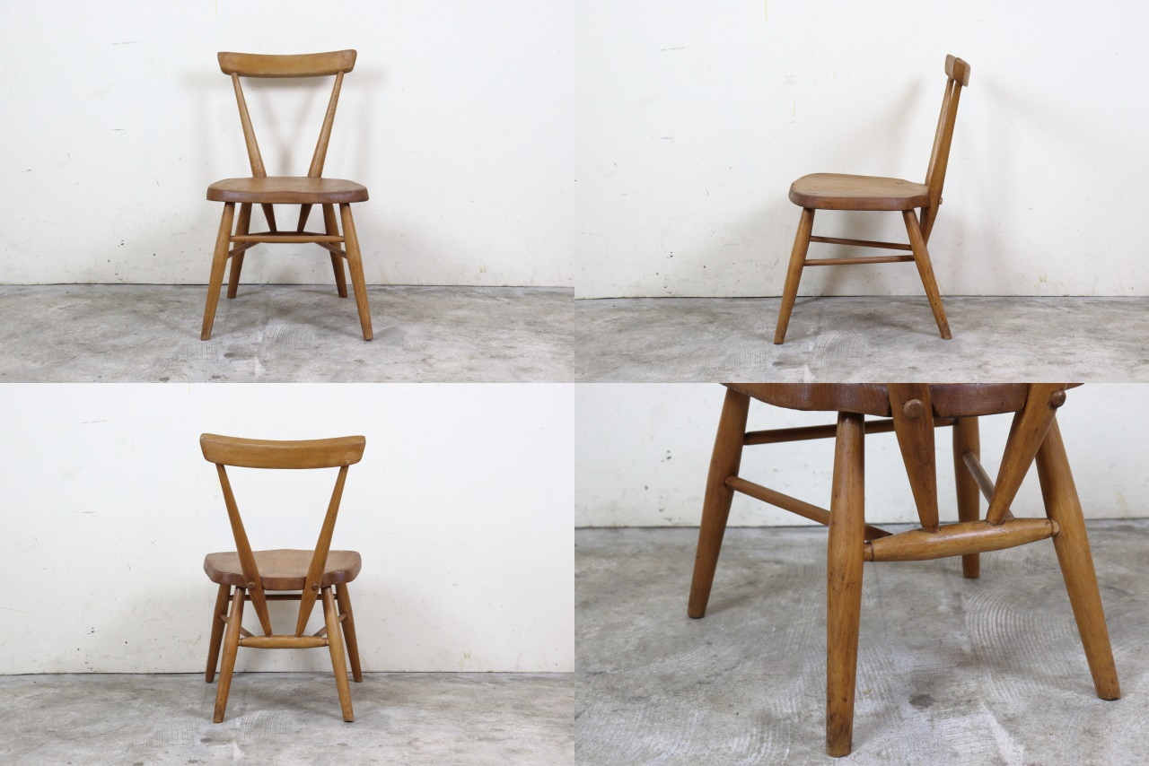 ercol　アーコール　スタッキングチェア　チャイルドチェア　シングルバック