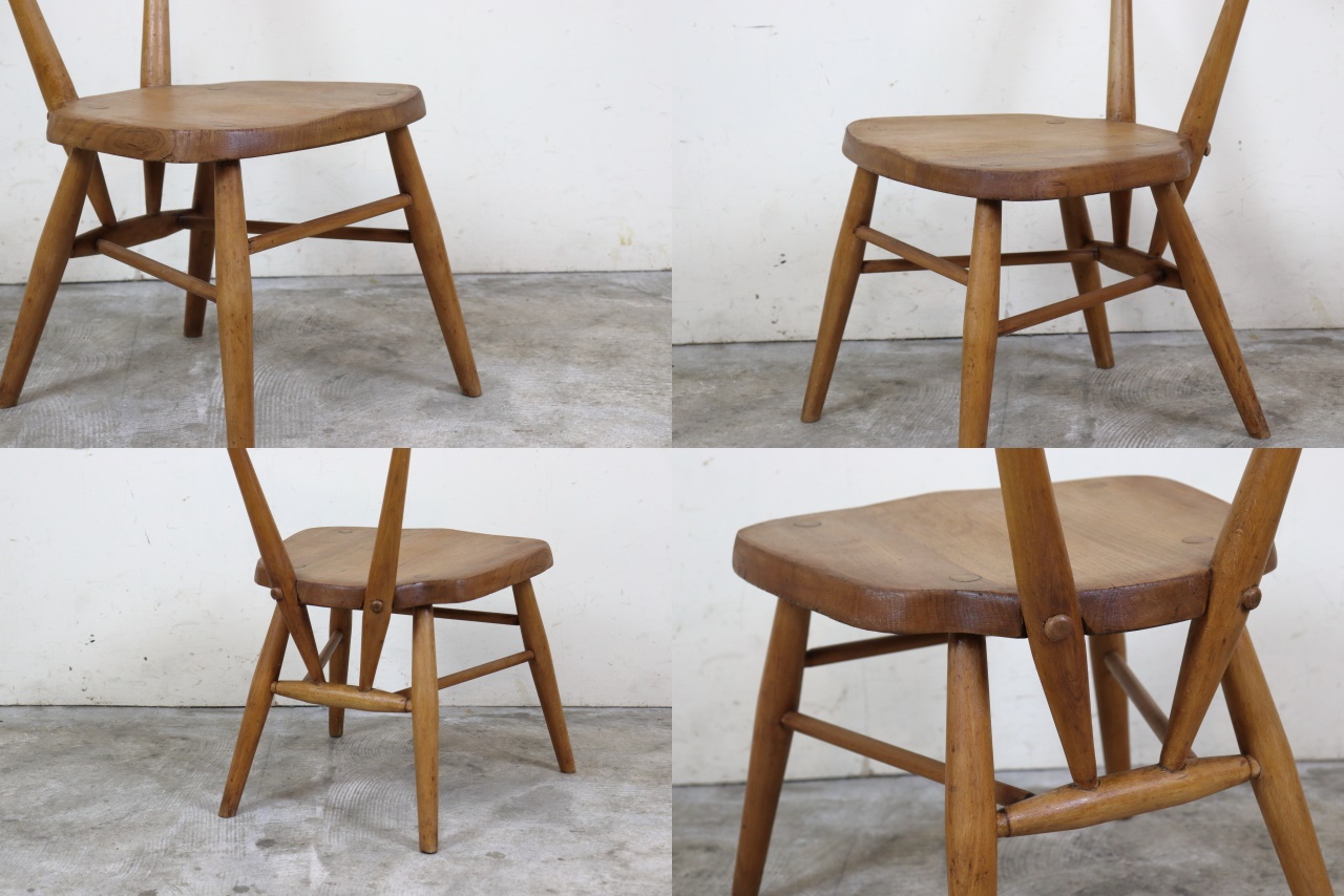 ercol　アーコール　スタッキングチェア　チャイルドチェア　シングルバック
