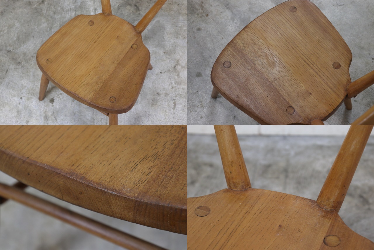 ercol　アーコール　スタッキングチェア　チャイルドチェア　シングルバック