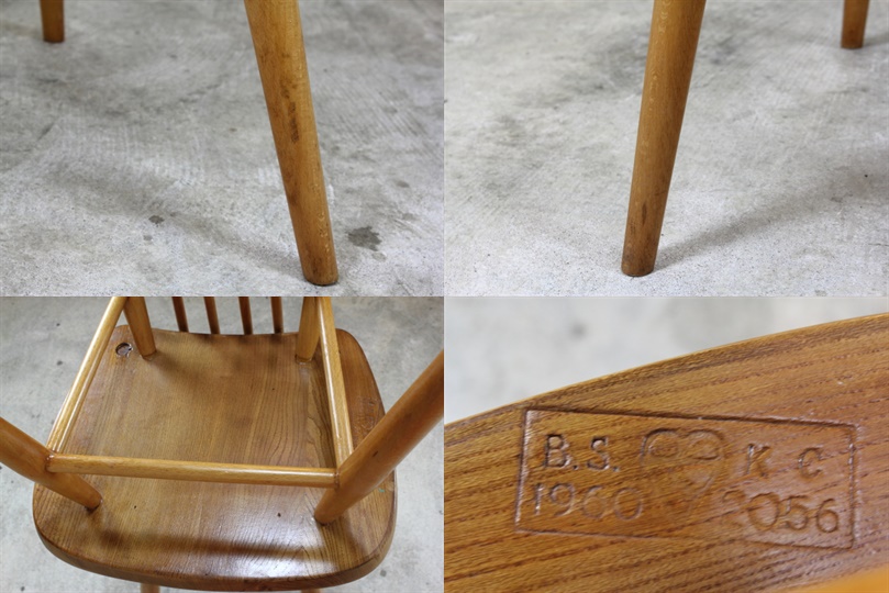 イギリス アーコール社 ercol ハイスティックバックチェア う8-1