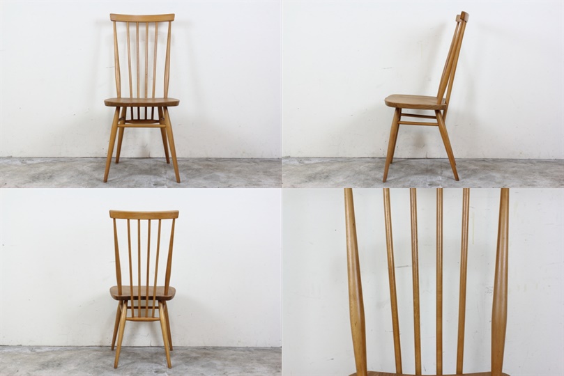 ヴィンテージ ERCOL•アーコール チェア(A-8) イギリス アーコール社 ercol ハイスティックバックチェア う8-1